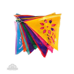 Banderines de Colores en Papel Picado Plastico
