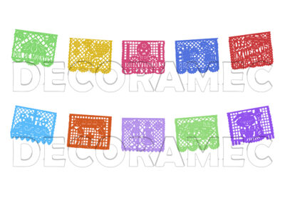 Papel Picado Envio rapido y seguro Papel picado multicolor para toda ocasion plastico picado personalizado multicolor papel-picado-multicolor-envio-a-todo-mexico-venta-mayoreo-plastico-picado-logotipo-nombre-papel-picado-religioso-personalizar-papel-picado