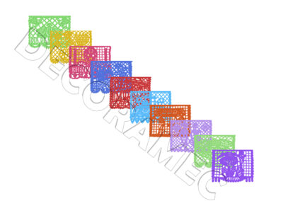 Papel Picado Multicolor dia de Muertos Papel picado multicolor para toda ocasion plastico picado personalizado multicolor papel-picado-multicolor-envio-a-todo-mexico-venta-mayoreo-plastico-picado-logotipo-nombre-papel-picado-religioso-personalizar-papel-picado