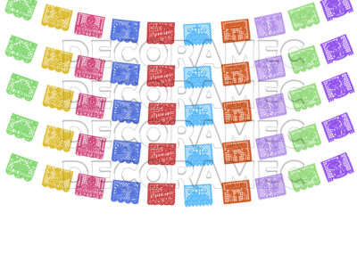 Papel Picado Dia de Muertos Papel picado multicolor para toda ocasion plastico picado personalizado multicolor papel-picado-multicolor-envio-a-todo-mexico-venta-mayoreo-plastico-picado-logotipo-nombre-papel-picado-religioso-personalizar-papel-picado